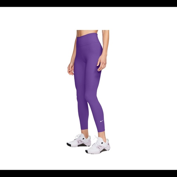 Nike One Luxe Mid-Rise 7/8 Leggings - Picture 2 of 9